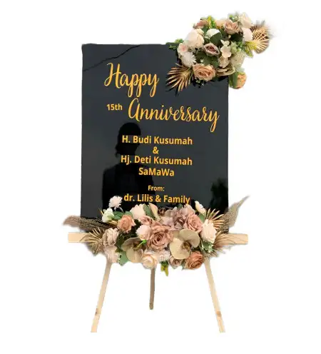 Papan Bunga Akrilik Semedusari